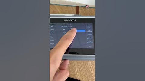 How to change measurement unit to ft : Shinho SMRT200 Mini OTDR