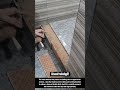 Precision Tile Installation on Angled Corner Surfaces !! #innovation #construction #tools