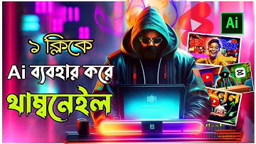 Ai দিয়ে কিভাবে থাম্বনেল বানাবেন | How to make thumbnail using Ai
