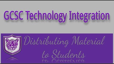 Creating OneNote Class Notebooks #6 - Distribute Material to Students