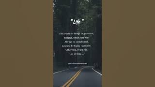 Life quotes WhatsApp status | English status | Best Inspirational quote #Shorts #explore #motivation