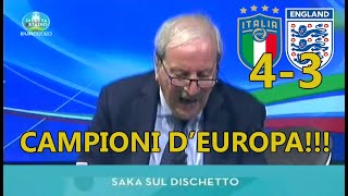 ITALIA-INGHILTERRA 4-3: TIZIANO CRUDELI, PORTAFORTUNA NAZIONALE. LA CRONACA DEI CALCI DI RIGORE.