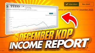 Amazon KDP Income Report | How Much I Made In December 2023 | My BIGGEST MONTH