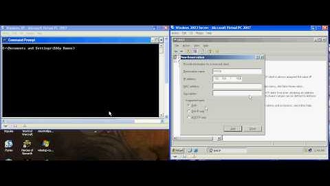 Making A Reservation with DHCP