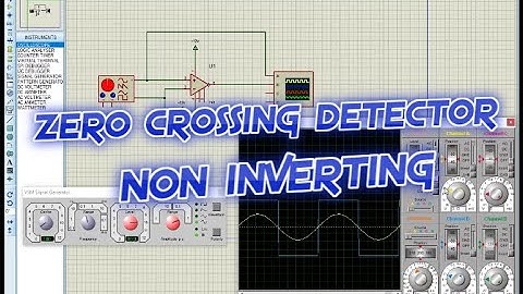 what is non inverting zero crossing detector