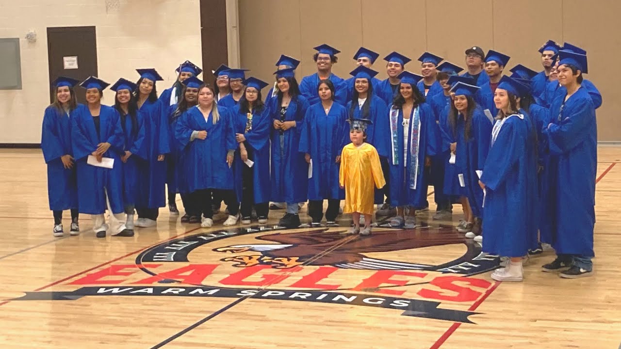 High School Seniors Walk Through the Warm Springs K8 YouTube