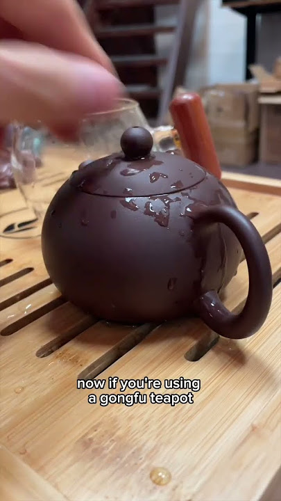 Gong fu tea may seem messy… #gongfutea #tea