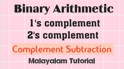 Binary Complements | 1