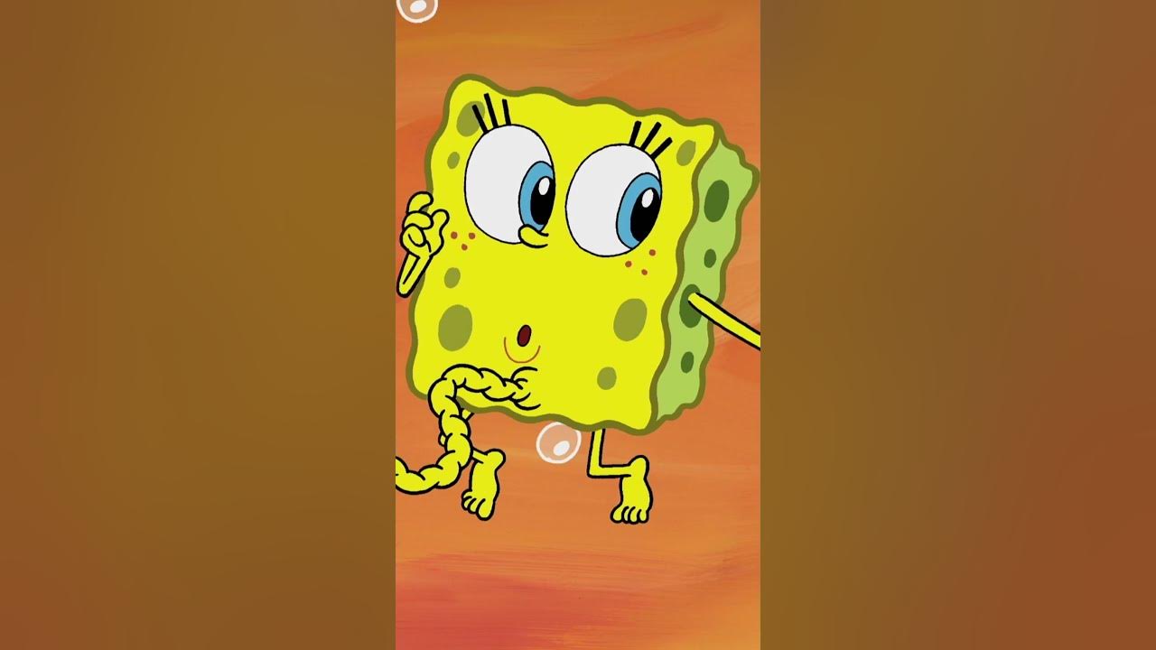 SpongeBob isst seinen ERSTEN Krabbenburger! #Shorts