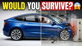 2027 Tesla Model 2 Crash Test – Will You Survive? EV Safety Revealed! ⚡🚗