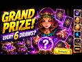 Guaranteed Grand Prize Every 6 Draws Magic Tarot Event 