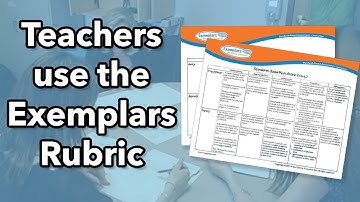 EXEMPLARS - Educators Using the EXEMPLARS Math Rubric