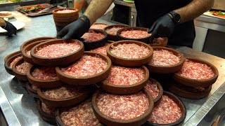 видео: Турецкая Керамика Кебаб, фаршированный сыром и покрытый лавашем | Турецкая уличная еда картинка: Турецкая Керамика Кебаб, фаршированный сыром и покрытый лавашем | Турецкая уличная еда