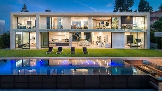 16805 Oak View Drive | New Encino Modern with Stunning City Lights Views