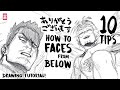 How to Draw Faces | ANY ANGLES FROM BELOW! with 10 Art Tips
