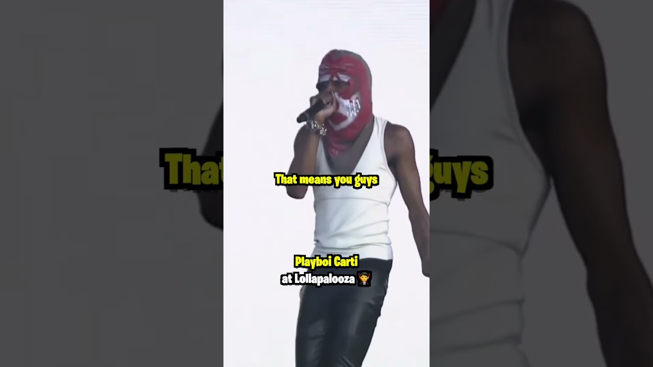 Playboi Carti At Lollapalooza 