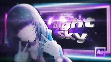 Turbulent Light Sky Tutorial in After Effects | AMV Tutorial