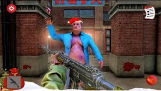 Horror Santa Zombie Games : Modern Zombie Killer - Full Gameplay : android gameplay screenshot 1
