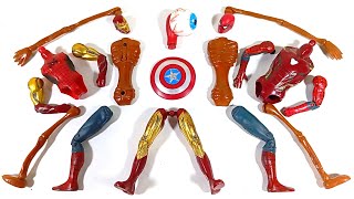 AVENGERS TOYS ASSEMBLE SPIDER-MAN VS SIREN HEAD VS IRONMAN SUPERHERO