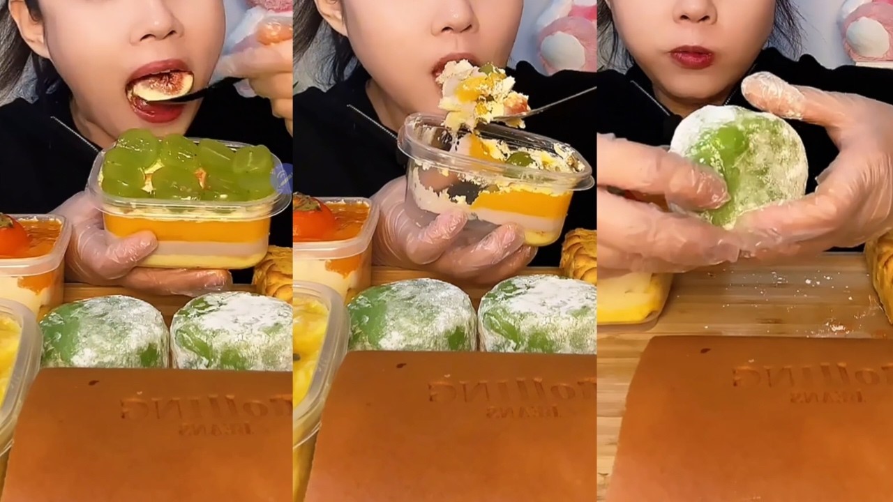 🍰 Chinese Cake Mukbang  Sweet Bite Paradise!