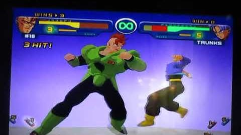 Dragon Ball Z Budokai(Gamecube)-Android 16 vs Trunks II