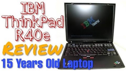 I found 16 years laptop in my house 🏠| IBM ThinkPad r40e review| IBM ThinkPad r40e laptop review