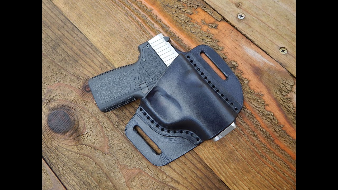 Making a leather holster for a KAHR CT380 YouTube