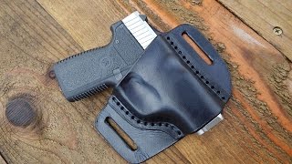 Making a leather holster for a KAHR CT380