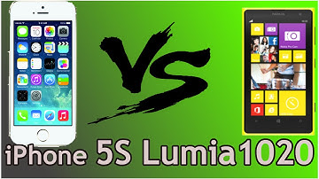 iPhone 5s vs Nokia Lumia 1020