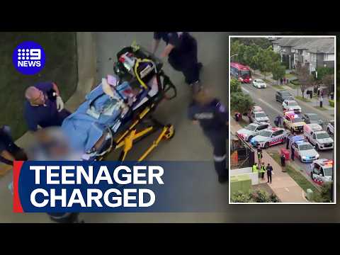 Teenager charged after young boy shot in face and chin | 9 News Australia