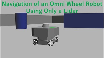 Navigation of an Omni Wheel Robot Using Only a Lidar