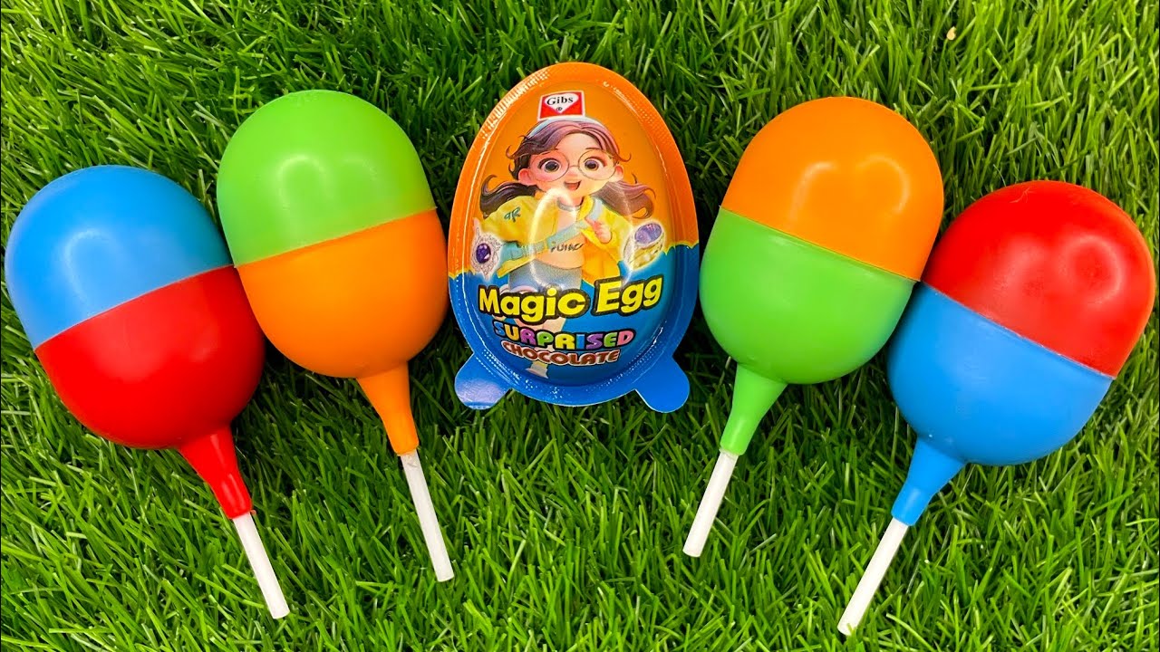 🍭Learn Colors with Lollipops and Sweets | Bright ASMR Yummy Rainbow Lollipops ASMR|Part|888966