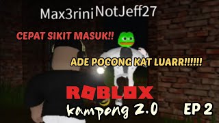 Mendajjalkan member sendiri dalam game hantu 😂 | Roblox Kampong 2.0 | Malaysia Funny Moment