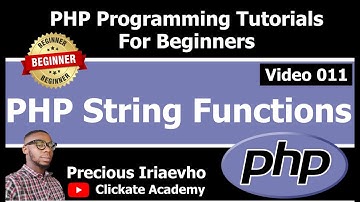 011 - PHP String Functions | PHP Tutorial for Beginners Full Course