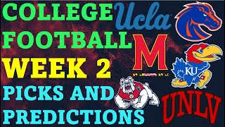 College Football Week 2 Picks And Predictions Best Bets