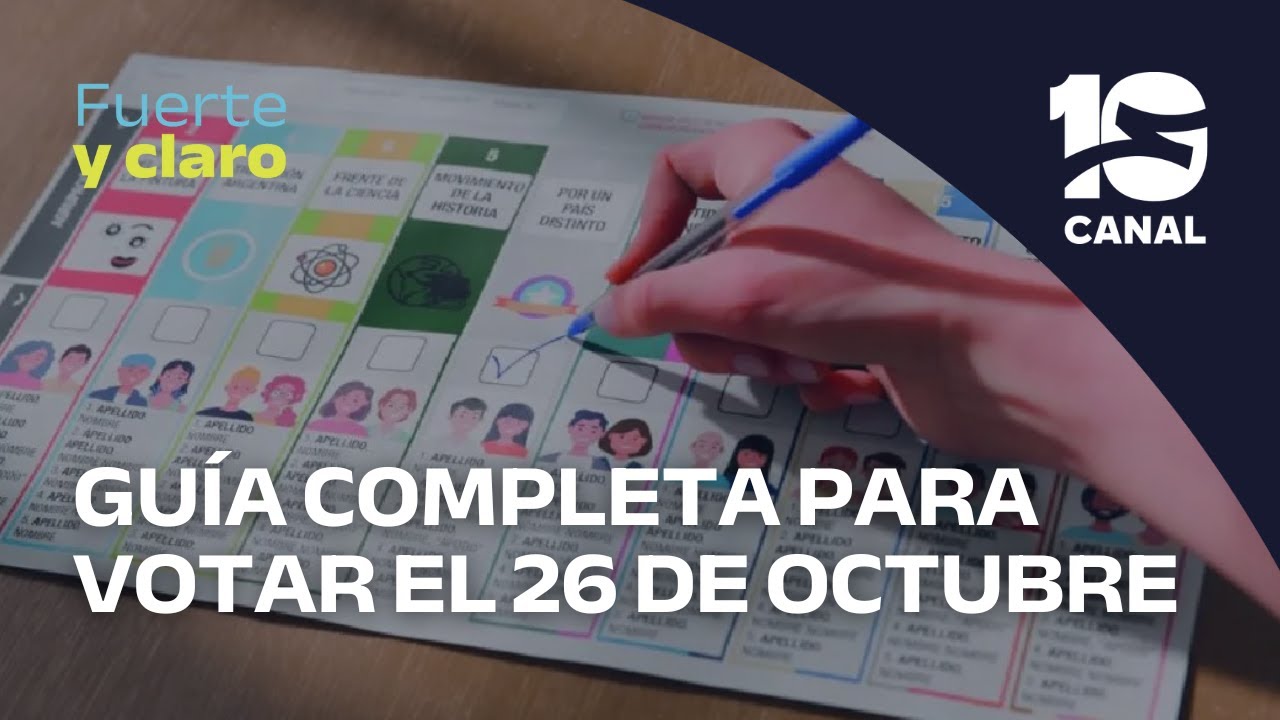 TODO lo que tenés que saber para las elecciones del 26 de octubre ...