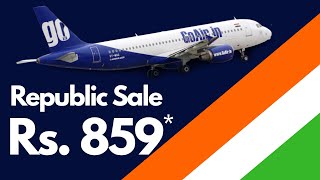 GO AIR FLIGHT SALE ONLY RS. 859 | GOAIR REPUBLIC SALE | TRAVEL TRICKS