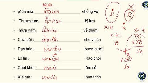 Học chữ Lào  #10  | Học tiếng Lào dễ như bóc chuối