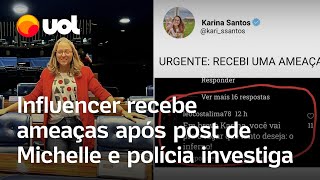 Michelle Bolsonaro X Influencer Polícia Investiga Ameaças Contra Influencer Após Post De Michelle