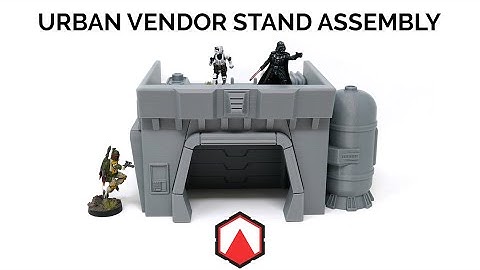 Urban Vendor Stand 3d Printed Terrain