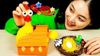 [유라] 장난감(toy)_알까닭 알낳기 게임 달걀 병아리 삐약이 뽀로로와 친구들 chicken game egg chick pororo screenshot 5