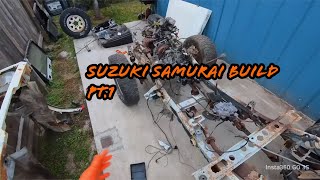 Suzuki samurai build PT.1 The Plan and washing Frame!