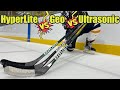 Bauer Vapor HyperLite vs Nexus Geo vs Supreme Ultrasonic Review - Which hockey stick should you buy