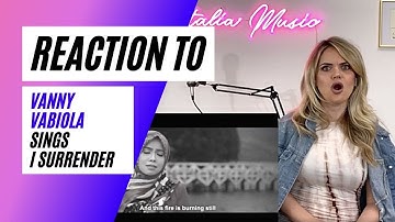 Voice Teacher Reacts to  VANNY VABIOLA sing I Surrender