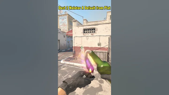 Dust 2 Molotov A Default from Plat#cs2 #dust2 #shorts