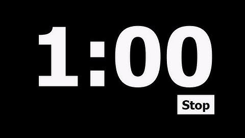 1 minute timer timer - 1 minute interval timer with 5 seconds rest