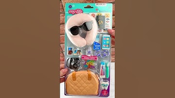 Cute Miniature Travel Set Opening Satisfying Video ASMR! ✈️🧳 #shorts #mini #asmr