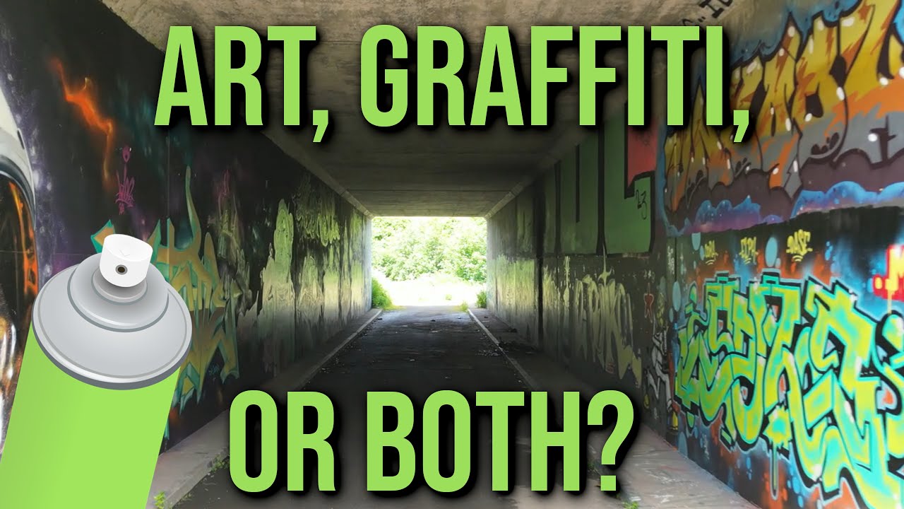 Is this Art or Graffiti, the Newcraighall Graffiti Tunnel in East Lothian, Bonnie Scotland.