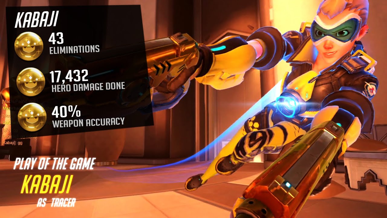 KABAJI is Back and Dominating as Tracer! 43 elims! POTG! [ Overwatch Season 29 Top 500 ]
