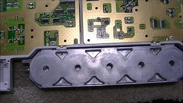 Agilent HP E4411B Spectrum Analyzer Main RF module taken apart.  NA5B